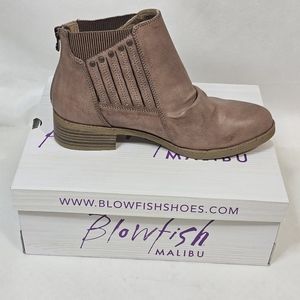 Womens Blowfish Booties Vada Tan Size 9